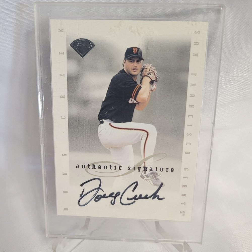 DonRuss Leaf 1996 Doug Creek Authentic Signature